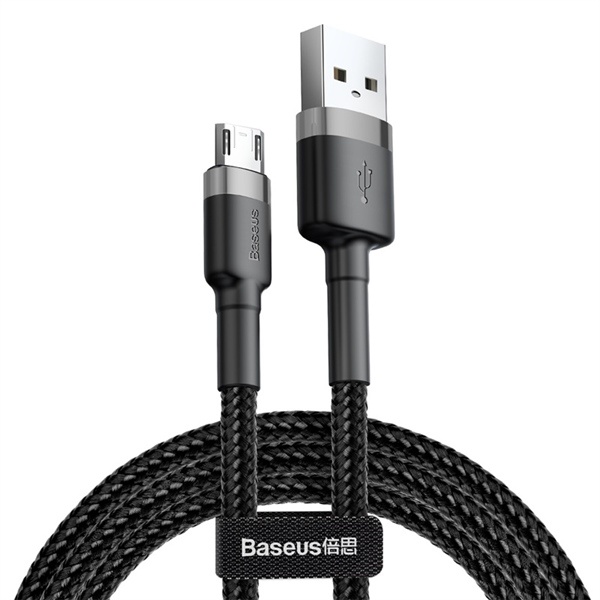 Dây sạc micro usb Baseus 2.4a dài 1m 2m 3m - Cáp bọc dù anoird dúng cho samsung xiaomi ...