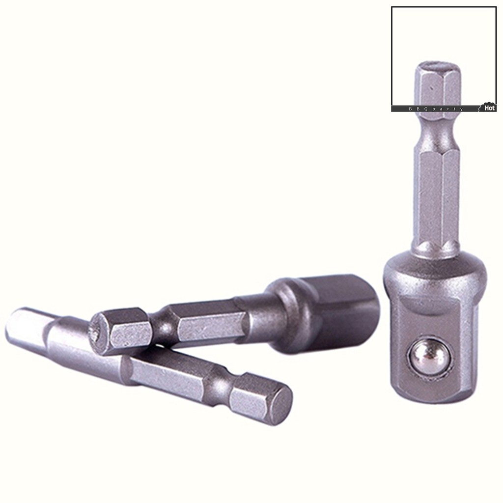 Bộ 3 Đầu Nối Chuyển Đổi Mata Bor Hex Shank 1 / 4 &quot;3 / 8&quot; 1 / 2 &quot;