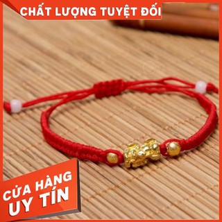 Vòng tay chỉ đỏ tỳ hưu may mắn