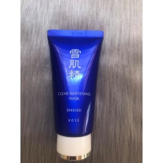 Mặt nạ tẩy tế bào chết sáng da Kosé Sekkisei Clear Whitening Mask 76ml tester.