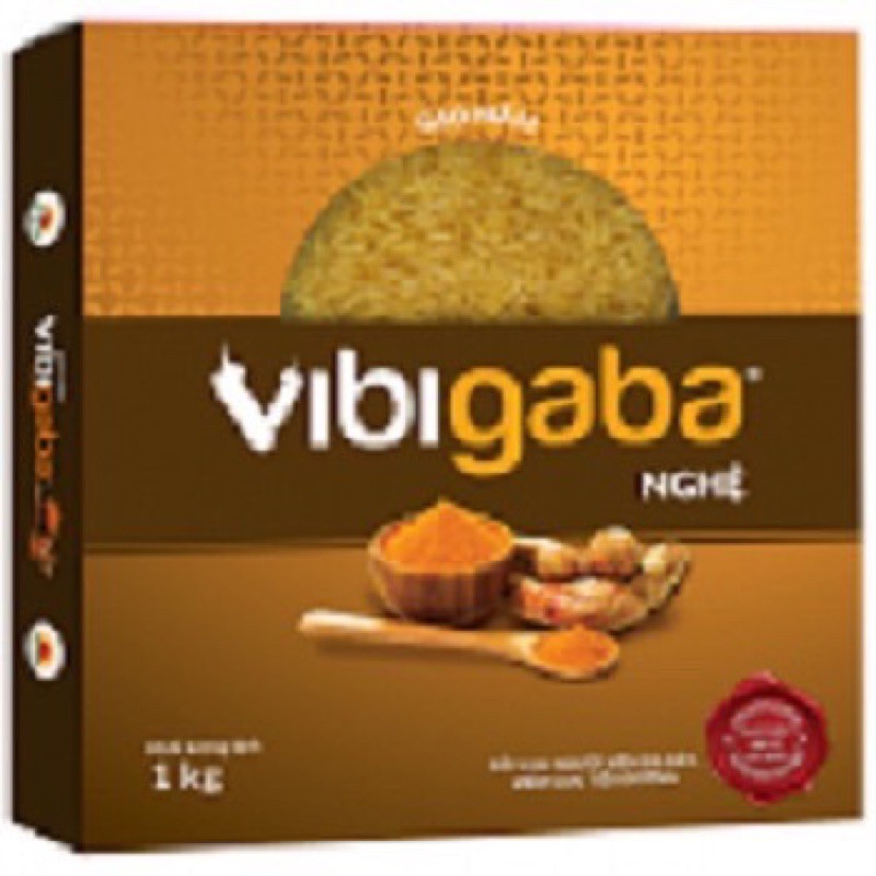 Gạo mầm nghệ Vibigaba 1kg - Giảm viêm loát dạ dày, tá tràng