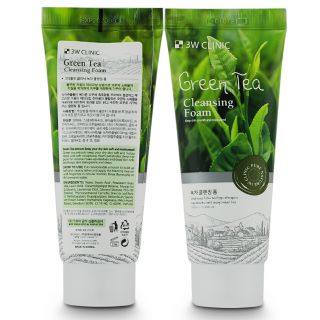 SỮA RỬA MẶT GREEN TEA 3W CLINIC 100ML - HÀN QUỐC
