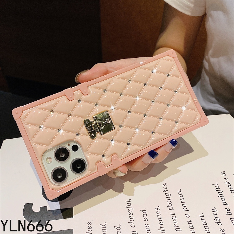 Ốp Điện Thoại Mềm Dáng Vuông Lấp Lánh Cho iPhone 13 13Pro 13Promax 12 12Pro 12promax 11 11Pro Max 14 14PRO Max X XR XS Max 7 8 14 PLUS