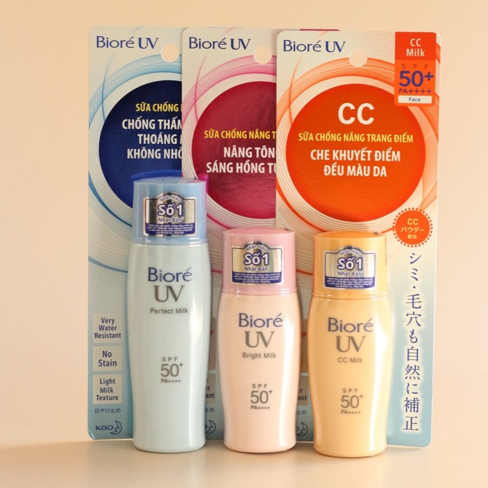 Kem Chống Nắng Biore UV Milk - Sữa Chống Nắng Biore UV Milk SPF50+ PA++++ | BigBuy360 - bigbuy360.vn