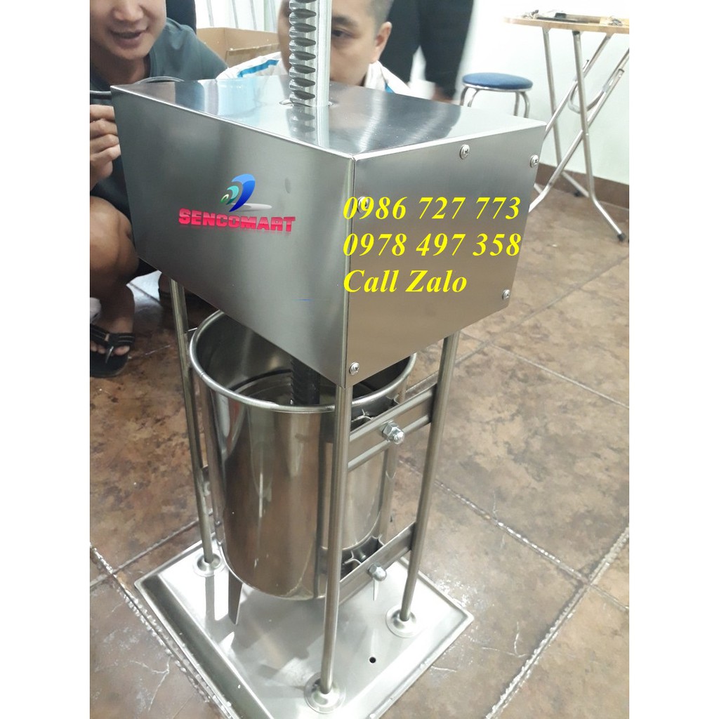 Máy đùn sụn dồi non, lạp xưởng inox 304 chạy điện Senco-10L