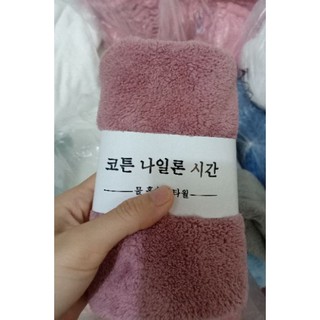 Khăn mặt siêu mềm KT 30x50cm . anhemgau