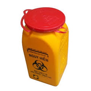 [GIÁ SẬP SÀN ]  HỘP AN TOÀN Y TẾ BẰNG NHỰA 1,5L
