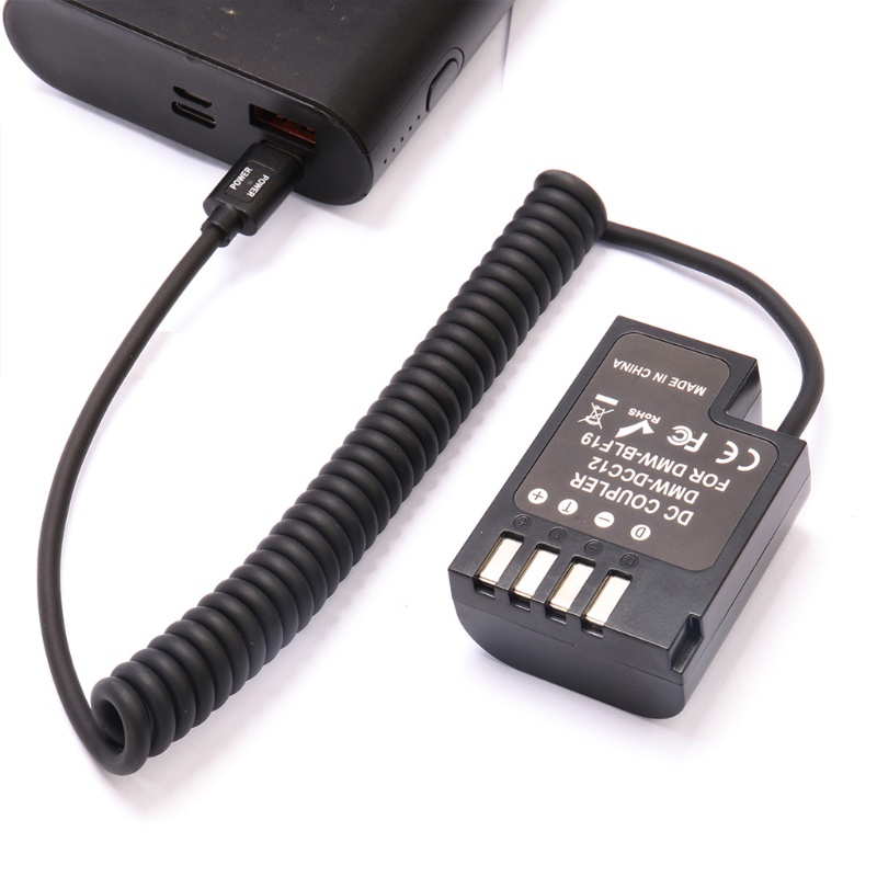 Adapter Giải Mã Pin Kèm Dây Cáp Type C Cho Panasonic Gh3 Gh4 Gh5 Gh5s