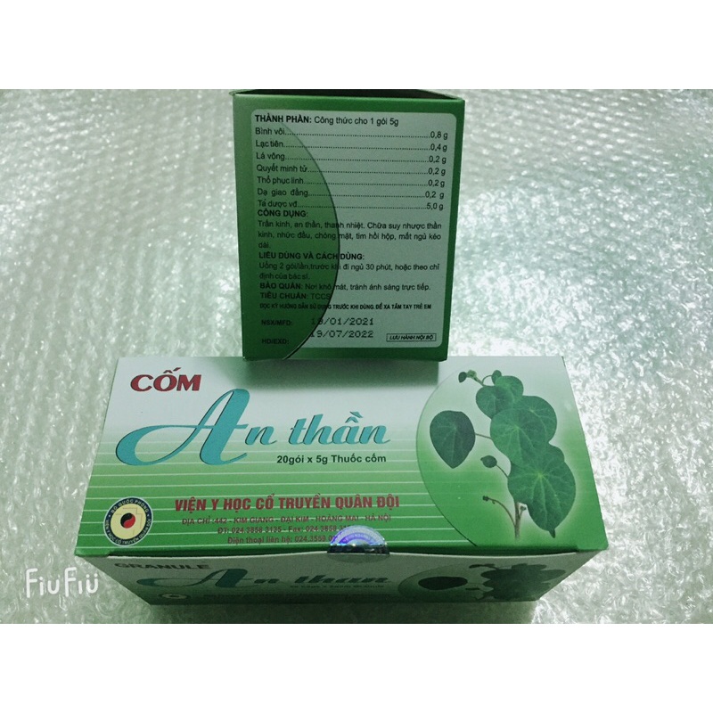 CỐM AN THẦN VIỆN YHCT Q.Đ