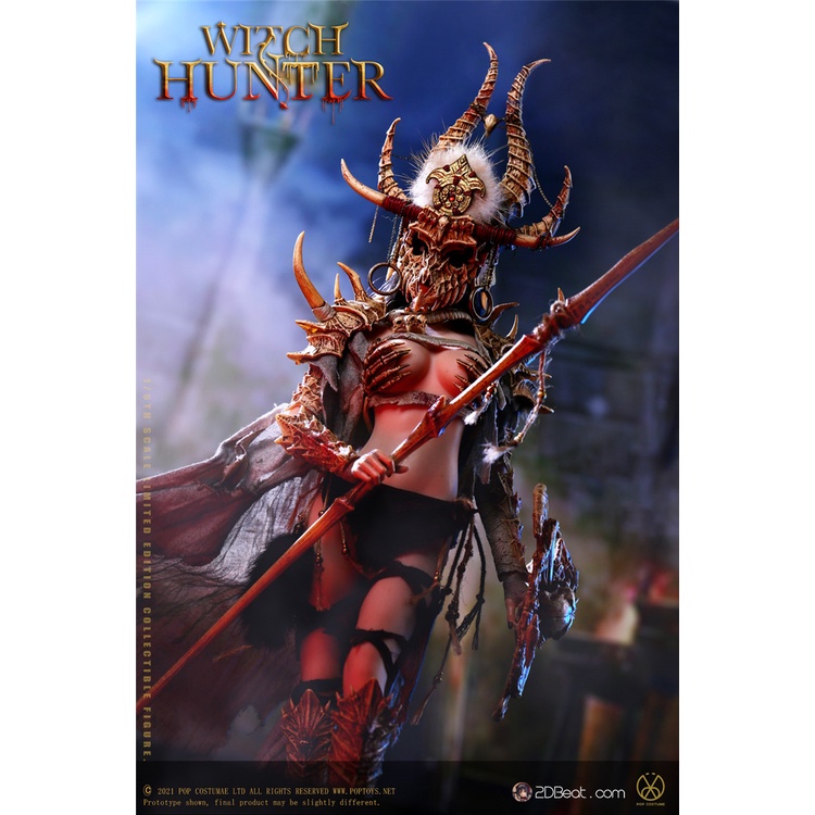 Mô hình figure 1/6 Bloody Shaman Aphaia Black Shaman chính hãng POPTOYS