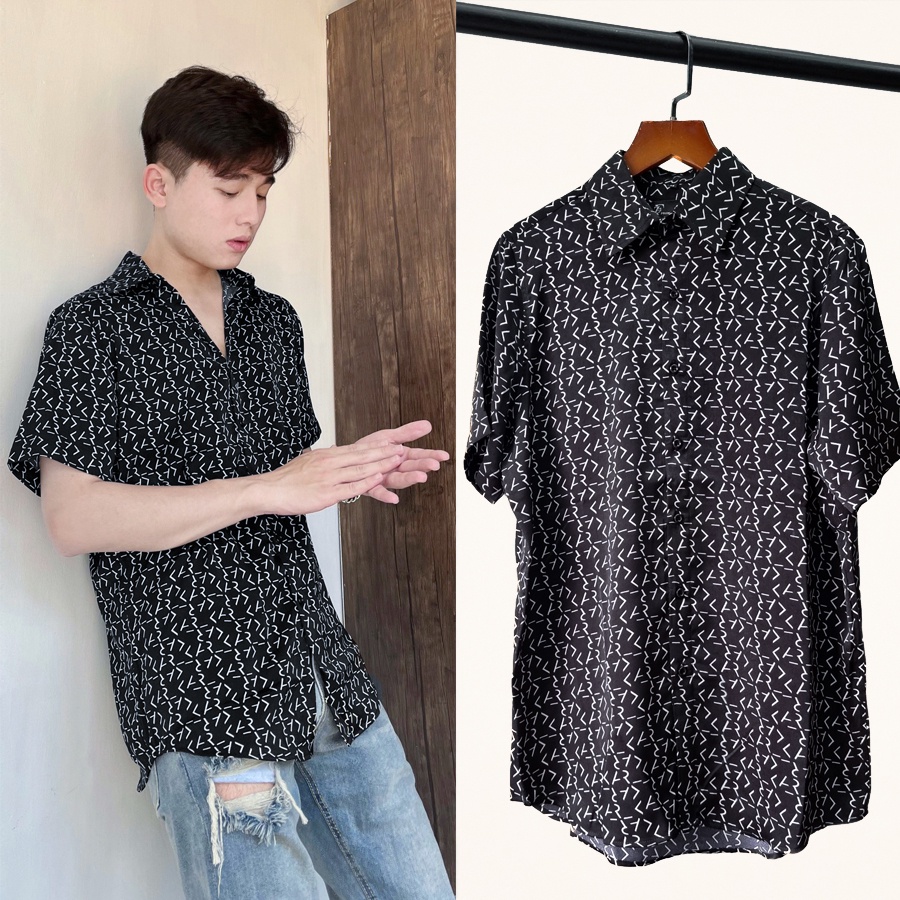 Áo Sơ Mi Nam Cao Cấp Tay Ngắn Chất Lụa Siêu Thoáng Mát By Faza