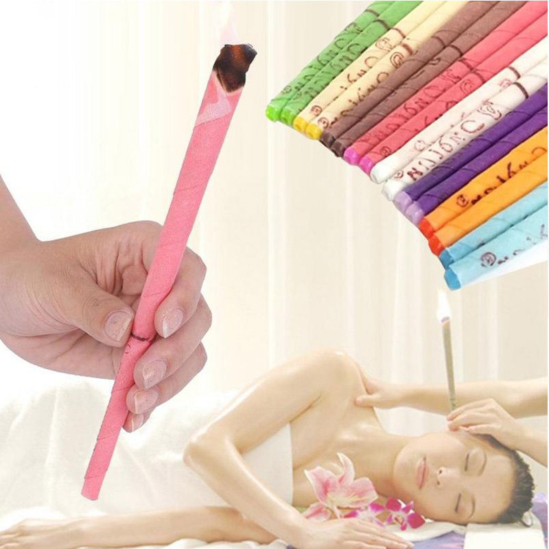 10 Cây nến xông tai bằng sáp ong