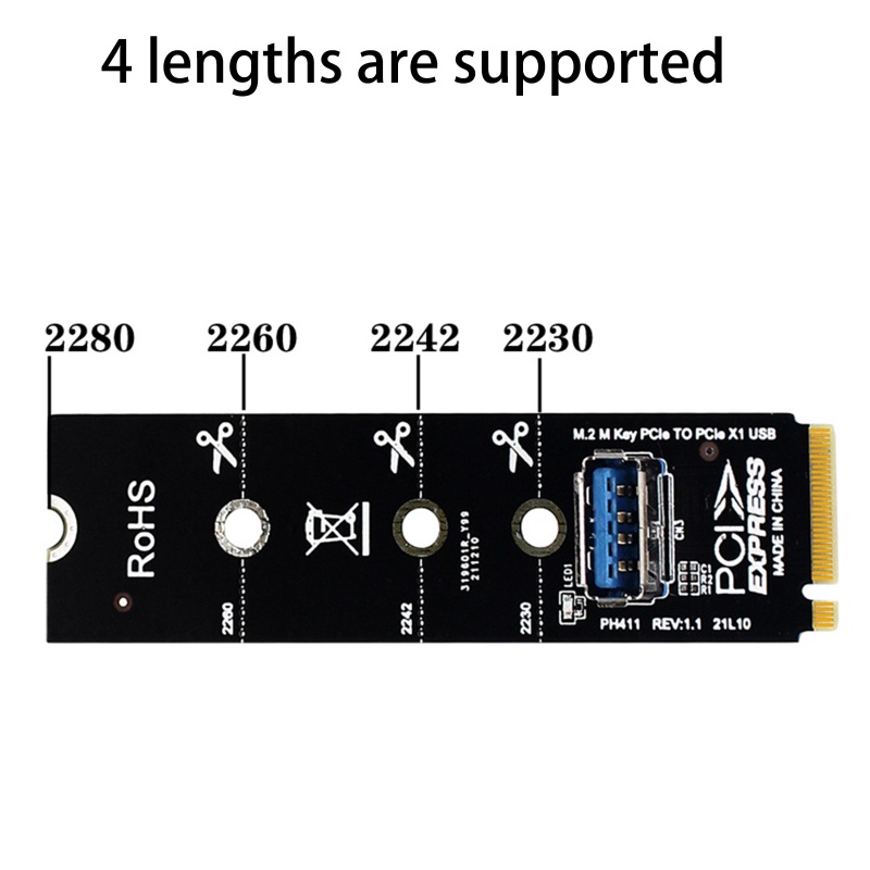 Thẻ Chuyển Đổi M 2 Sang USB 3 0 M2 Chuyên Dụng Cho Key to USB3 0