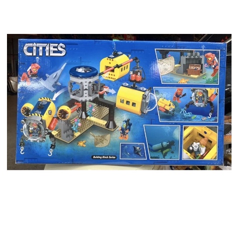 Xếp hình Thành phố Nonlego 60265 11616 Trung tâm Khảo sát đáy biển