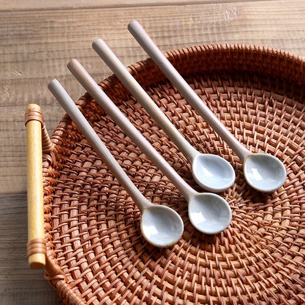 Muỗng Cà Phê Bằng Sứ Phong Cách Nhật Bản
