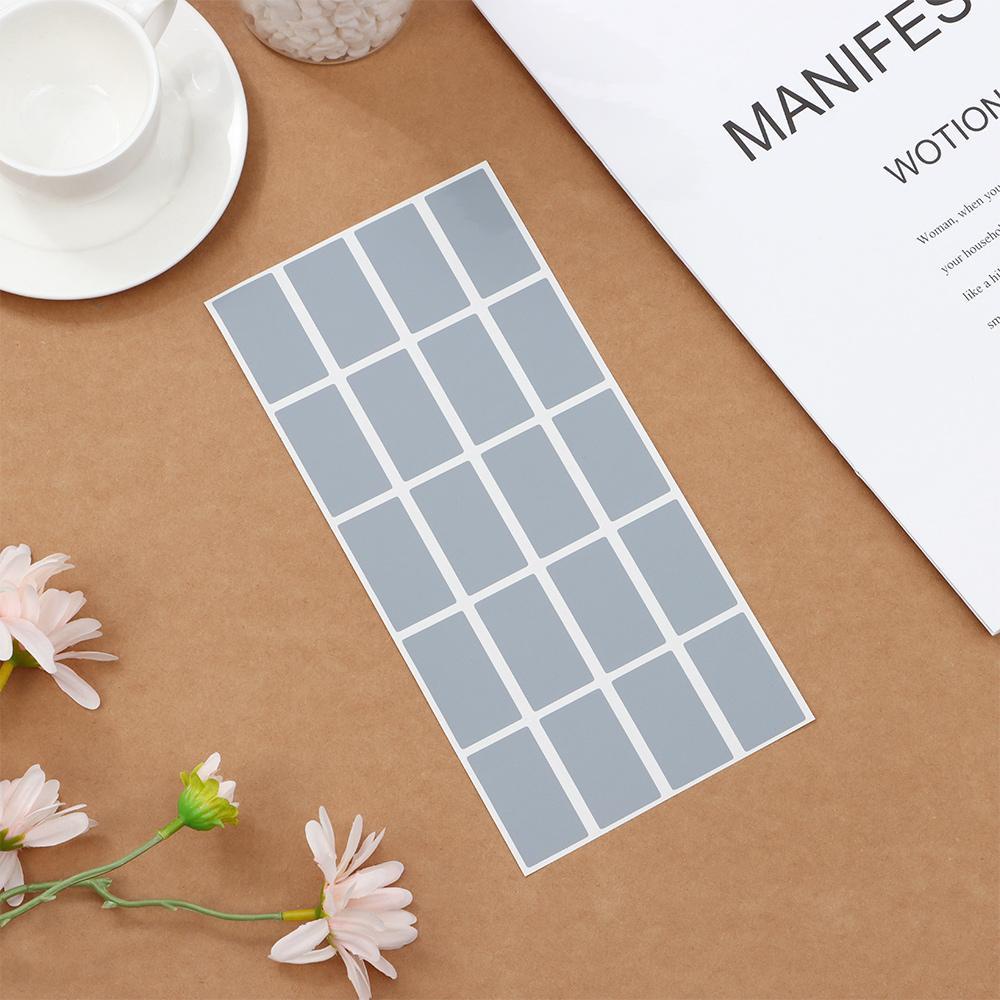Set 100 Miếng Dán Hình Chữ Nhật Chống Trầy Trang Trí Tiệc DIY