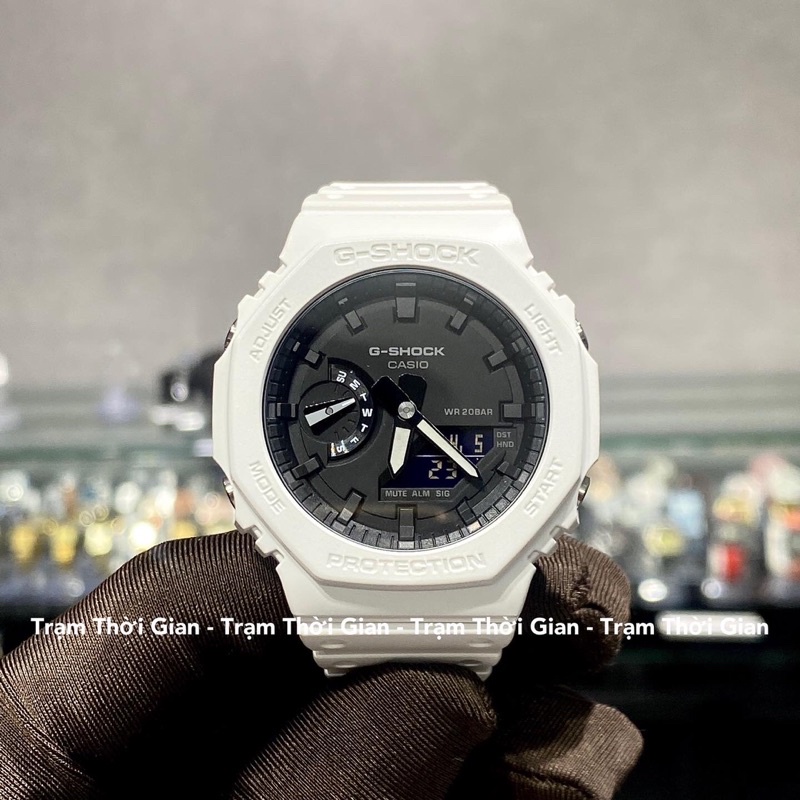 Đồng hồ nam casio G-Shock GA-2100-7A Trắng
