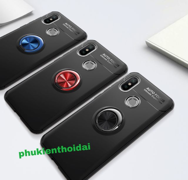 Xiaomi Poco F3 / K40 / K40 Pro ốp lưng chống sốc giá đỡ kiêm nhẫn ô tô Ver 2 hiệu AUTO FOCUS cao cấp