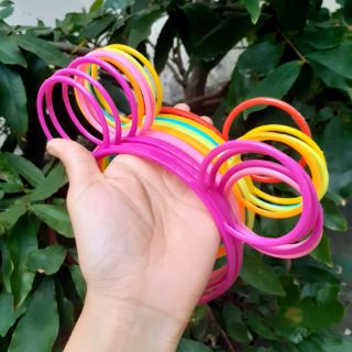 Cài tóc tai thỏ tròn màu