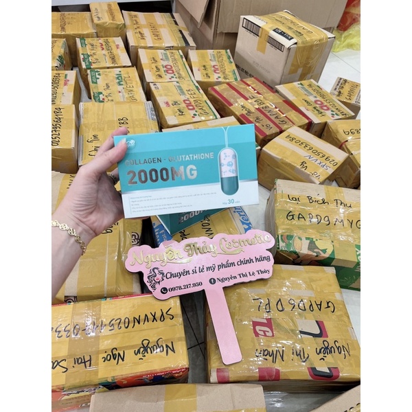 Viên Uống TRẮNG DA Glutathione 2000mg CHÍNH HÃNG