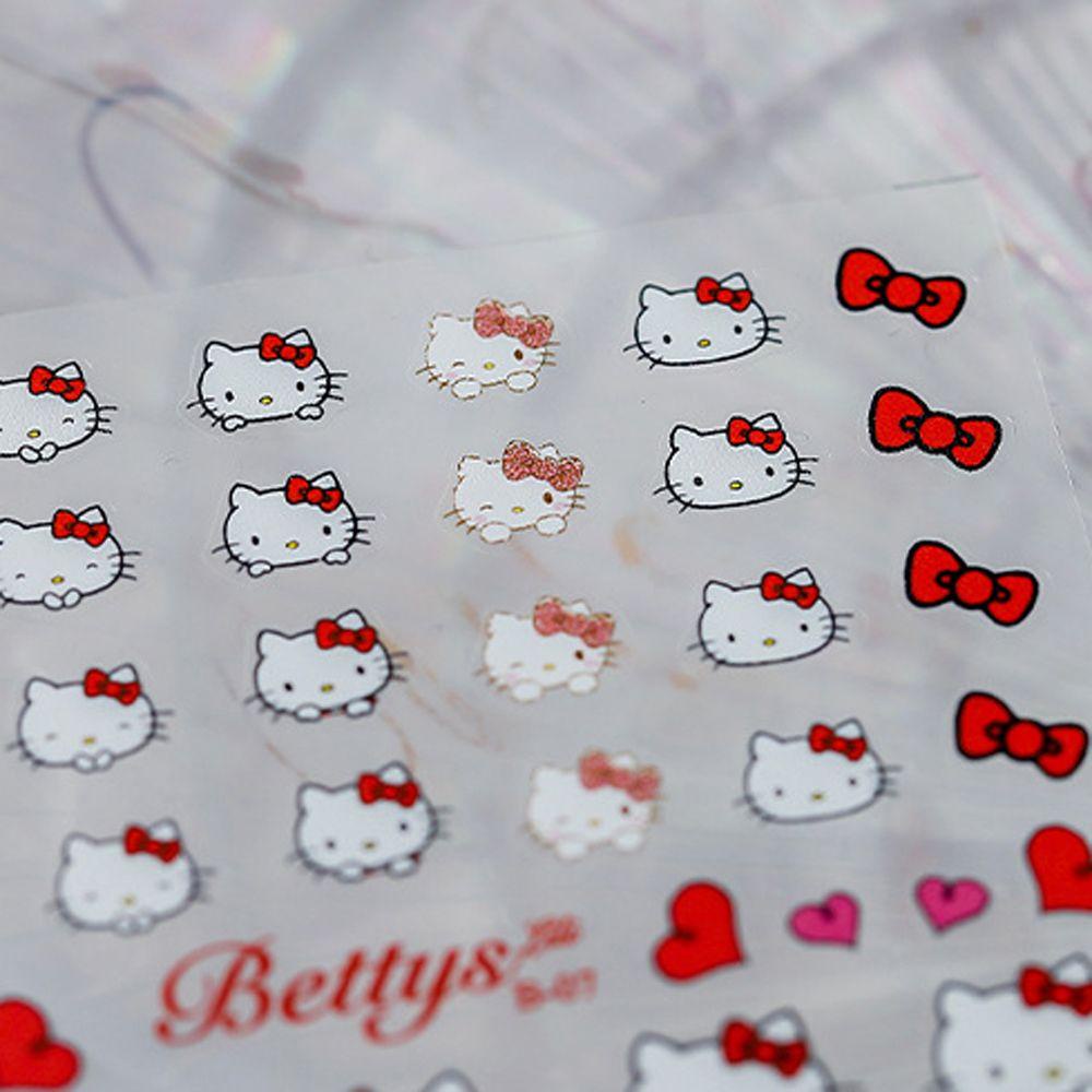 Miếng Dán Trang Trí Móng Tay Tự Dính Họa Tiết Hoạt Hình Snoopy / Trái Tim / Nơ 5D Dễ Thương