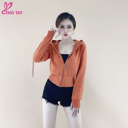 Áo khoác nữ trơn form coptop - THỎ TÂY | BigBuy360 - bigbuy360.vn