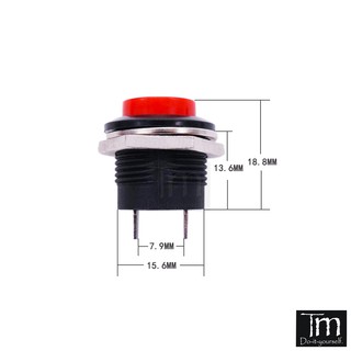 Nút Nhấn Nhả 16mm (R13-507) (5 cái)