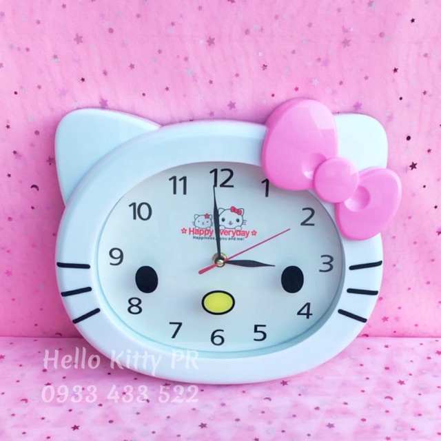 ĐỒNG HỒ TREO TƯỜNG 3D HELLO KITTY