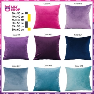 [VOUCHER 30%] - [Nhiều Size] Vỏ Gối Vuông (Không Ruột) Sofa Tựa Lưng Vải Nhung Velvet TPCVE1 (Màu 017 - 024)