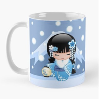 Cốc sứ Kokeshi Doll Winter V2 Mug