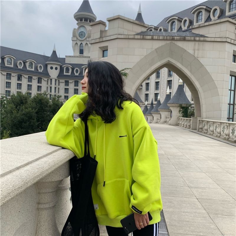 Áo Hoodie 2 Màu Xanh / Trắng siêu xinh . Áo Lót Nỉ chất đẹp ❤❤❤