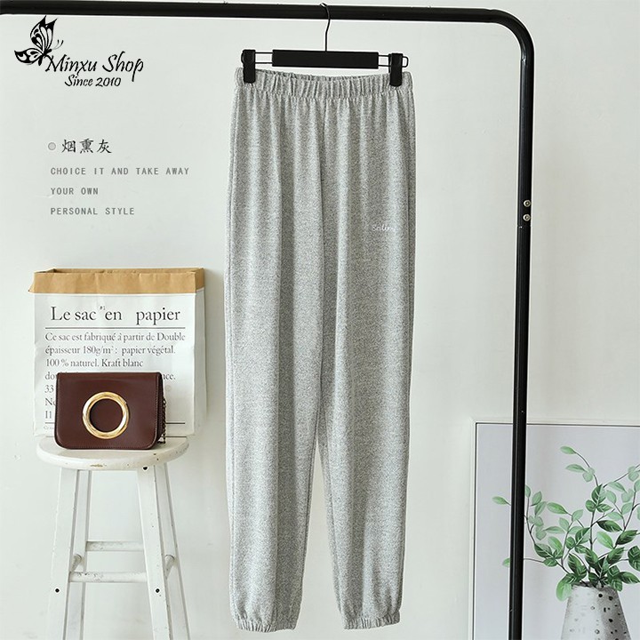 Quần dài bo gấu thu đông, quần D’Studio chất MỀM MỊN co giãn 4 chiều, hàng Quảng Châu cao cấp (Mã QD)