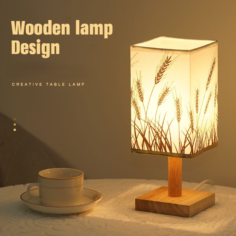 Đèn Ngủ Để Bàn Màu Sắc Ấm Áp Đơn Giản Hiện Đại