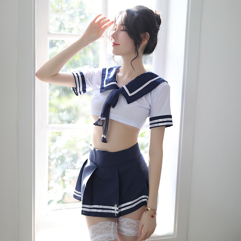 Set đồ ngủ Cosplay học sinh - đồng phục nữ sinh sexy gợi cảm 6001 | WebRaoVat - webraovat.net.vn