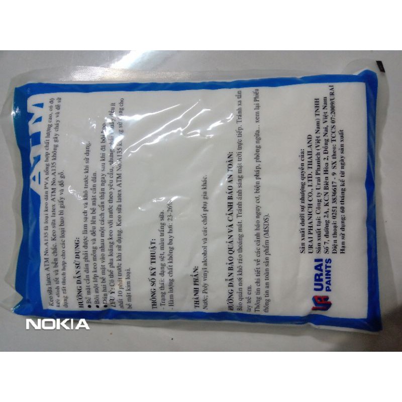 Keo dán gỗ Polyvinyl Acetate - 1kg.