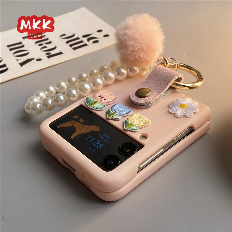 Ốp điện thoại thiết kế mới thời trang theo phong cách Nhật Hàn cho Samsung Zflip 3 7110 Z Flip3 F7110