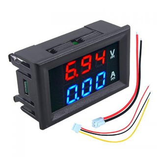 Vôn kế đo công suất ampe , vôn DC 100A, 50A 100v
