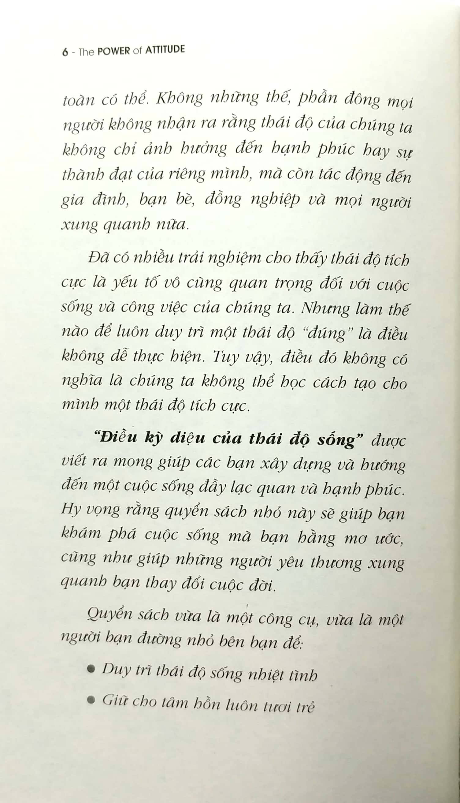 Sách - Điều Kỳ Diệu Của Thái Độ Sống (Tái Bản 2020)