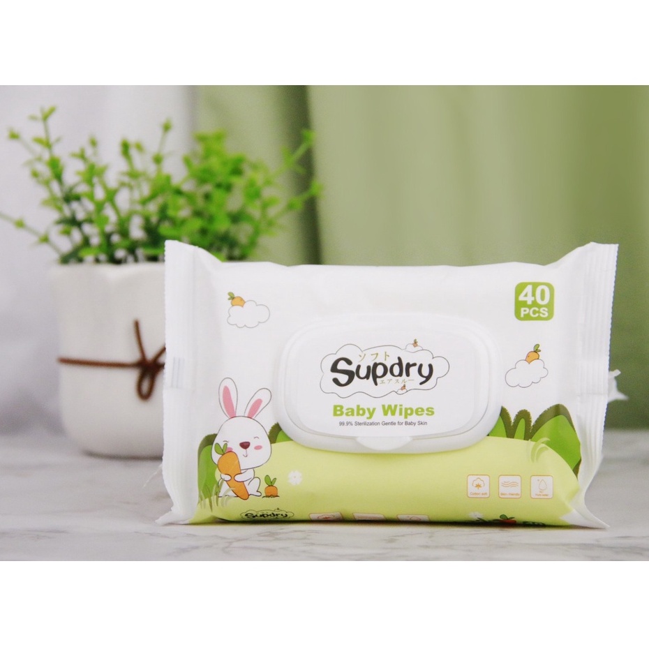 khăn ướt supdry gói 40 tờ
