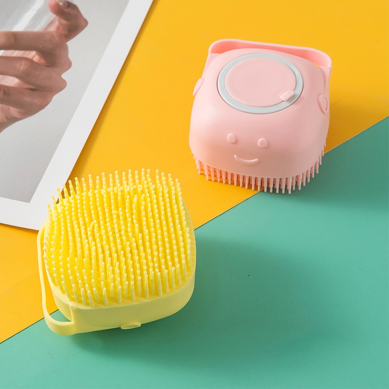 Bàn Chải Silicone Mềm Dùng Mát Xa Tẩy Tế Bào Chết Cho Cơ Thể