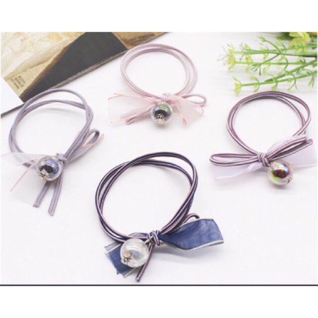 Combo 100 dây cột tóc trộn mẫu