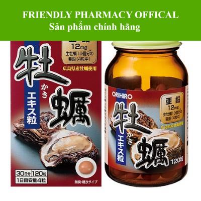 {Mẫu mới} Tinh chất hàu tươi Orihiro new oyster extract 120 viên hỗ trợ tăng cường sinh lý nam