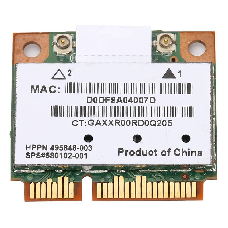 Card Wifi Mini Pci-E 2.4 / 5g 300m 802.11a / B / G / N Cho Laptop Pc