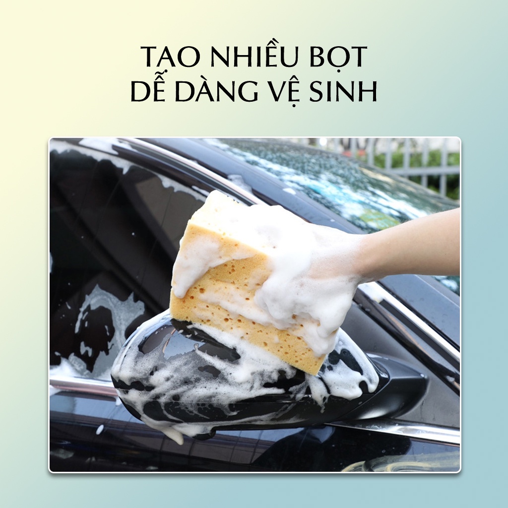 Miếng mút bọt biển vệ sinh ô tô cỡ lớn TinTin Autocare chuyên dụng lau, chùi rửa xe ô tô, xe máy tiện lợi