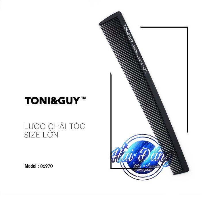 [HÀ NỘI] Lược tạo kiểu răng khít Tony&amp;Guy Carbonn Antistatic 0811