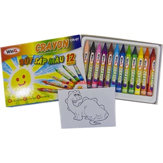 Bút sáp màu 12 màu Winq