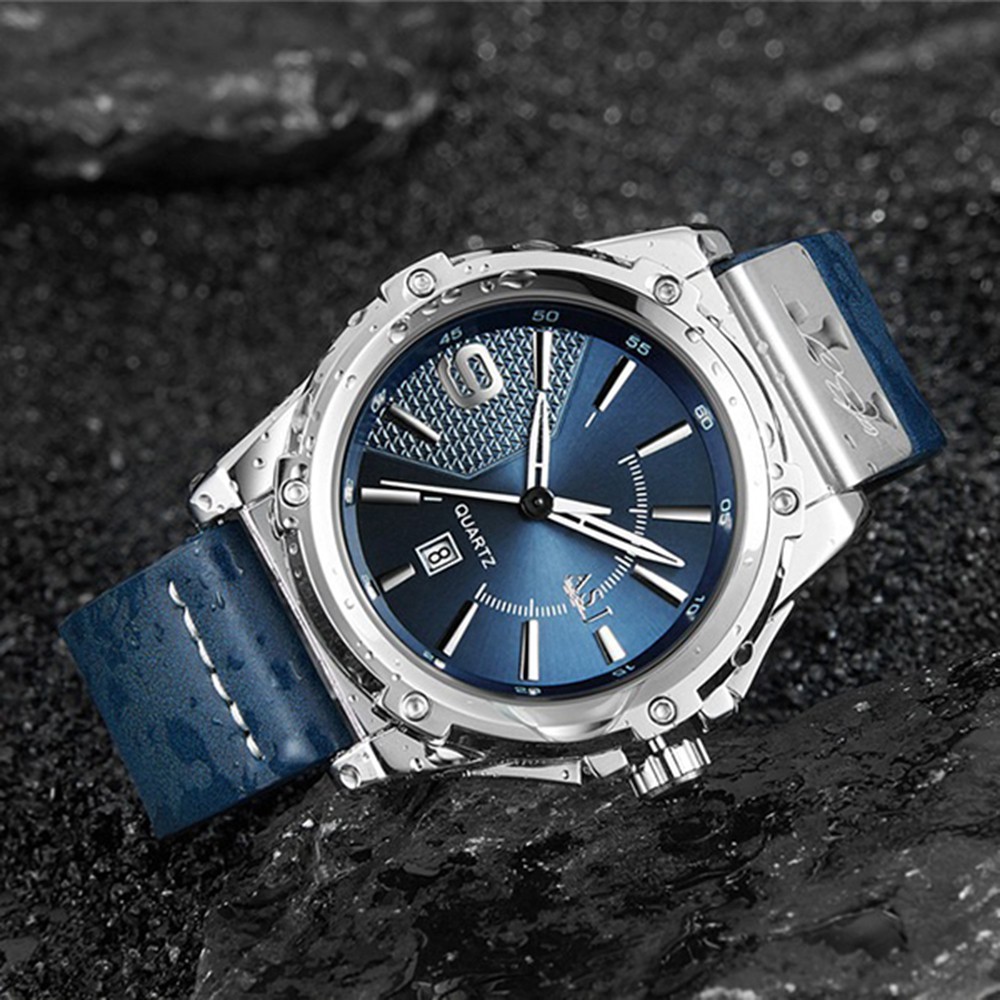 Đồng Hồ Nam ASJ Nhật Bản Fullbox, Thiết Kế Hiện Đại, Mặt Kính Sapphire, Dây Da Cao Cấp, Chống Nước, Chống Xước Tuyệt đối | BigBuy360 - bigbuy360.vn