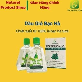 Dầu gió bạc hà thơm dịu thông mũi giảm say xe The Moshav Farm Natural Products Shop