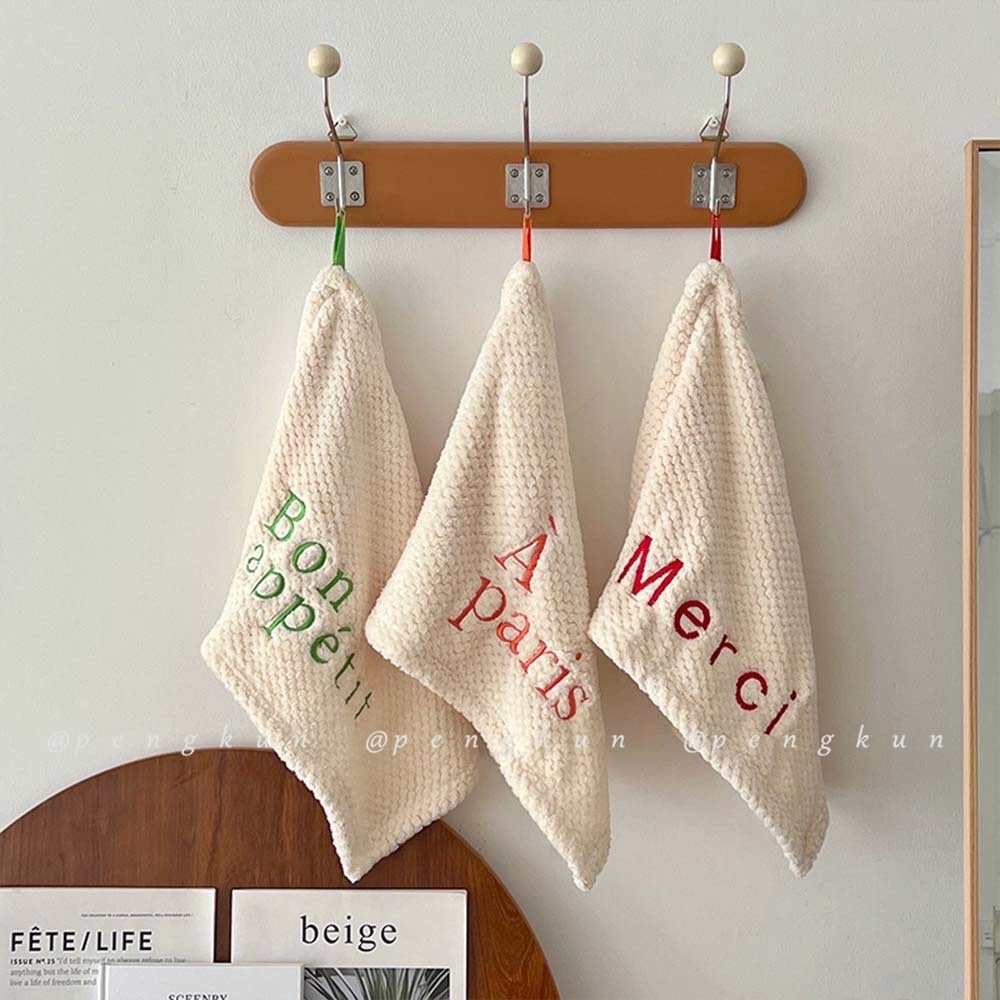 Khăn Lau Tay Nhà Bếp Siêu Thấm Hút Kiểu Pháp!