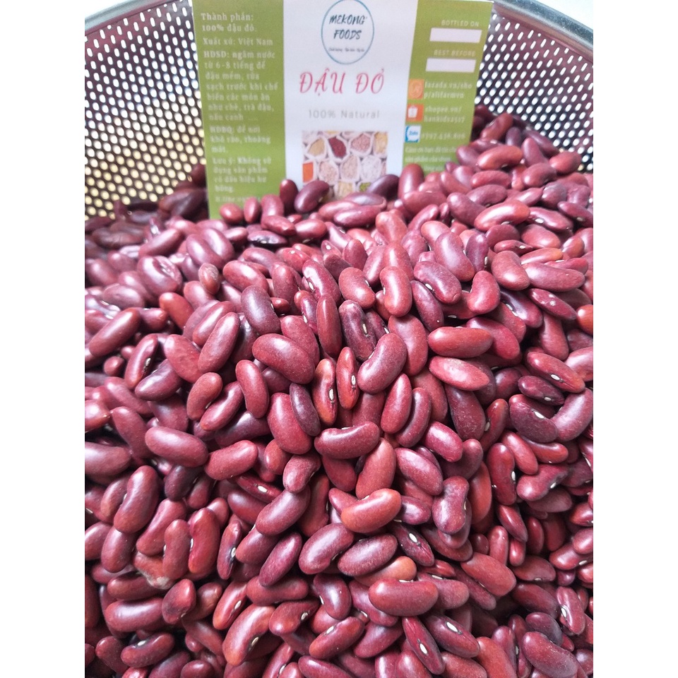 Đậu đỏ hạt to gói 500gr/1kg dùng nấu chè, làm ngũ cốc,...